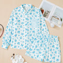  Savannah Floral Striped Pocket Shirt and Shorts Set