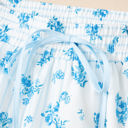  Savannah Floral Striped Pocket Shirt and Shorts Set