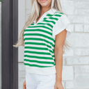  Sawyer Ruffled Short Sleeve Blouse