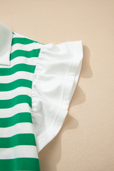 Sawyer Ruffled Short Sleeve Blouse