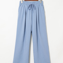  Sawyer Waistband Pleated Loose Pants