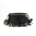 Black Brite Boho Saylor Crossbody | Choose Your Strap