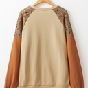  Scarlett Colorblock Drop Shoulder Sweatshirt