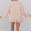  Scarlett Corded Lantern Sleeve Top