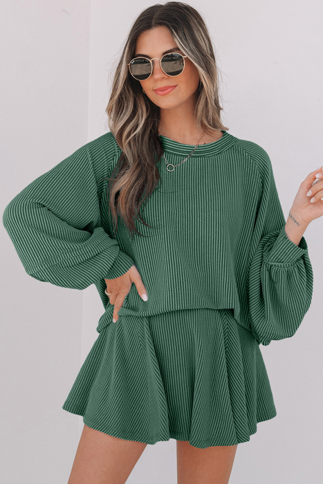 Scarlett Corded Lantern Sleeve Top