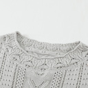  Scarlett Lace Pointelle Knit Sweater