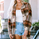  Scarlett Print Flap Long Shacket