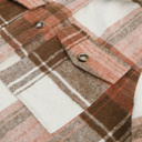  Scarlett Print Flap Long Shacket