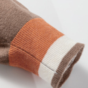  Scarlett Striped Trim Varsity Sweater