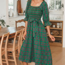  Scarlett Waist Flared Midi Dress