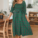  Scarlett Waist Flared Midi Dress