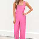 Bonbon XL Scarlett Wide Leg Loose Jumpsuit