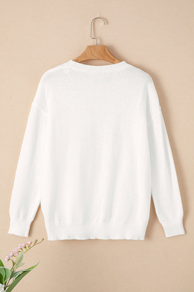 Selah Merry & Bright Round Neck Casual Sweater