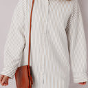  Selena Long Sleeve Button Up Shirt Dress