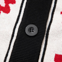  Selene Print Front Knit Cardigan