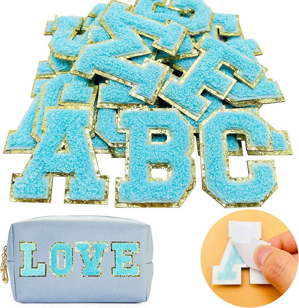 Self Adhesive Chenille Letters Patches