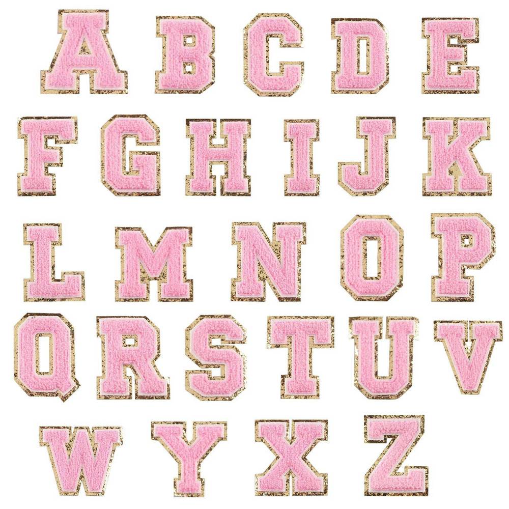 Self Adhesive Chenille Letters Patches