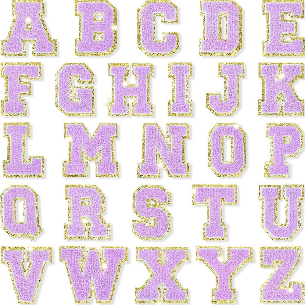 Self Adhesive Chenille Letters Patches