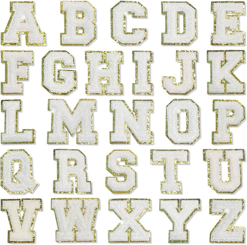 Self Adhesive Chenille Letters Patches