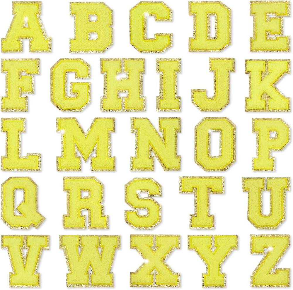 Self Adhesive Chenille Letters Patches