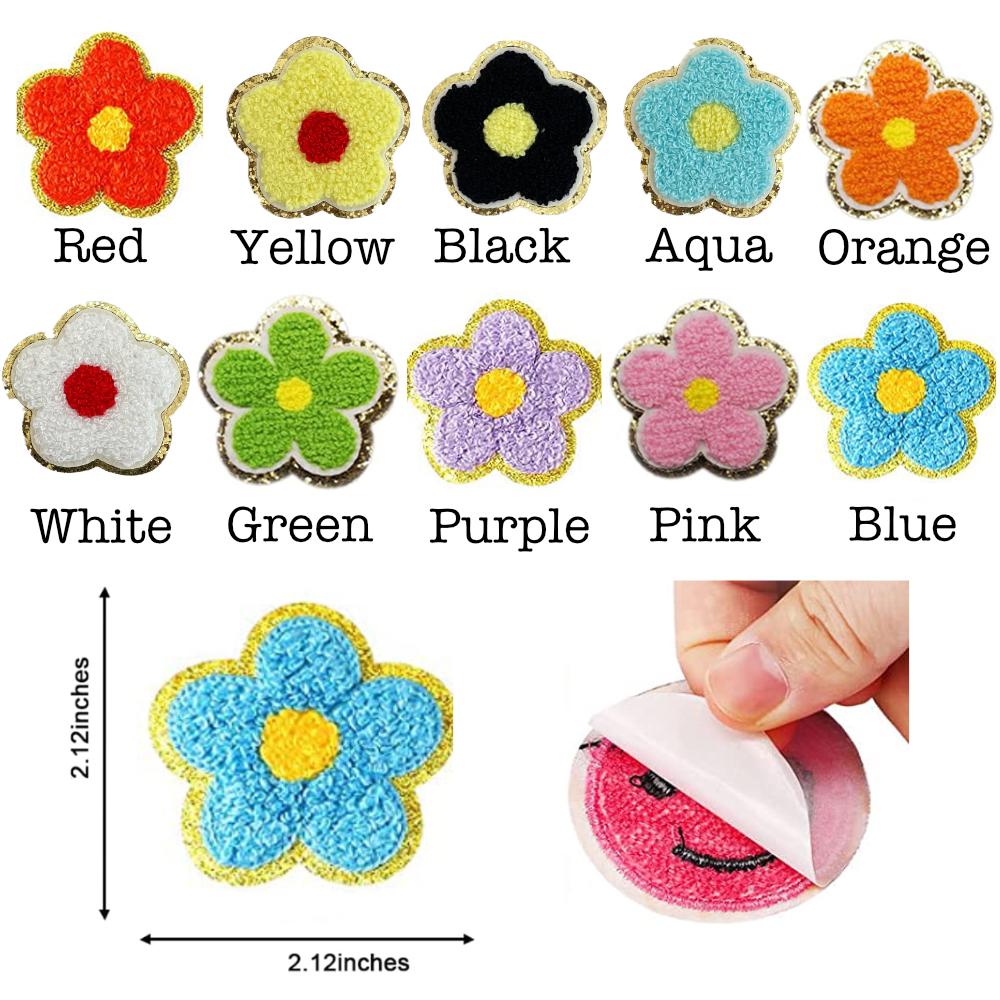 Self Adhesive Chenille Shape Patches