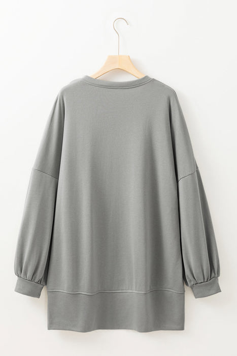 Sequin Happy Halloween Long Sleeve Top