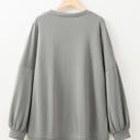  Sequin Happy Halloween Long Sleeve Top