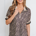  Seraphina Patchwork Short Sleeve Top