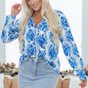  Serena Front Puff Sleeve Shirt