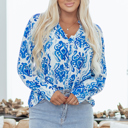  Serena Front Puff Sleeve Shirt