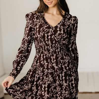 Serenity Waist Flared Mini Dress