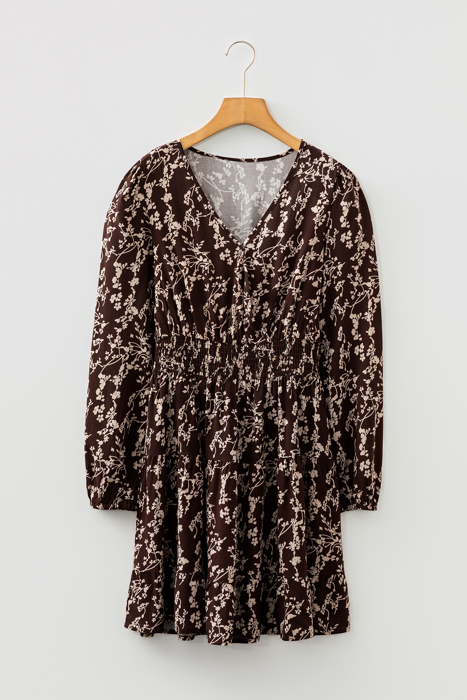 Serenity Waist Flared Mini Dress