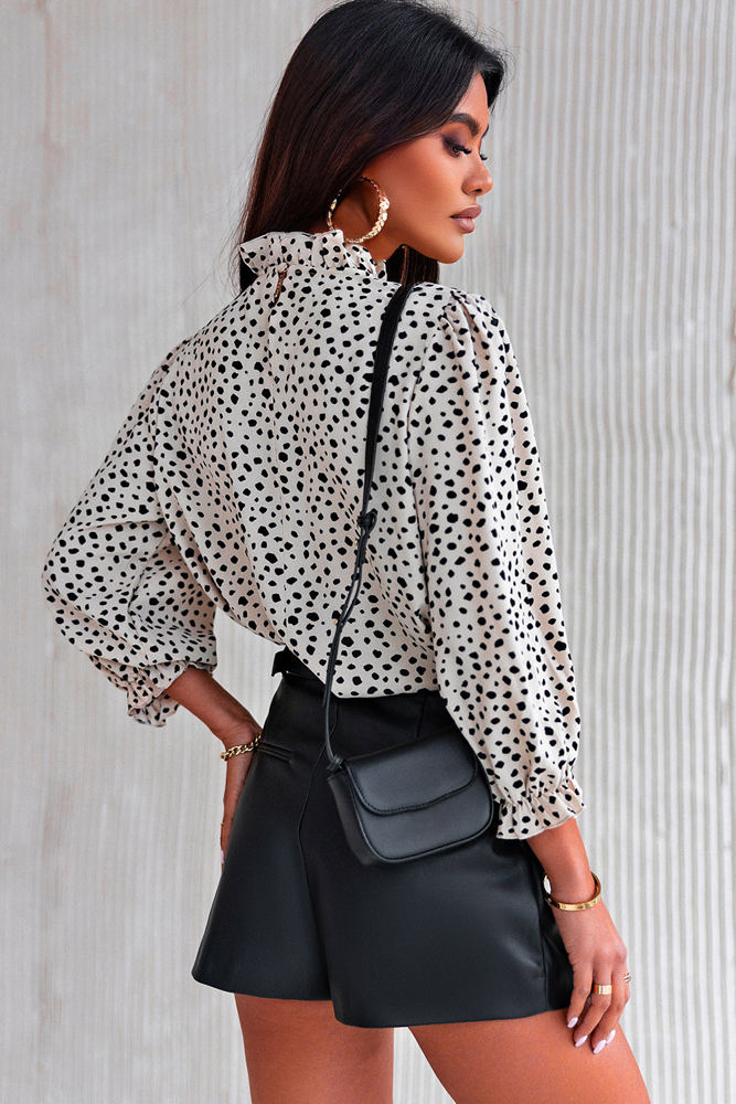 Sienna 3/4 Sleeves Cheetah Blouse