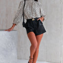  Sienna 3/4 Sleeves Cheetah Blouse