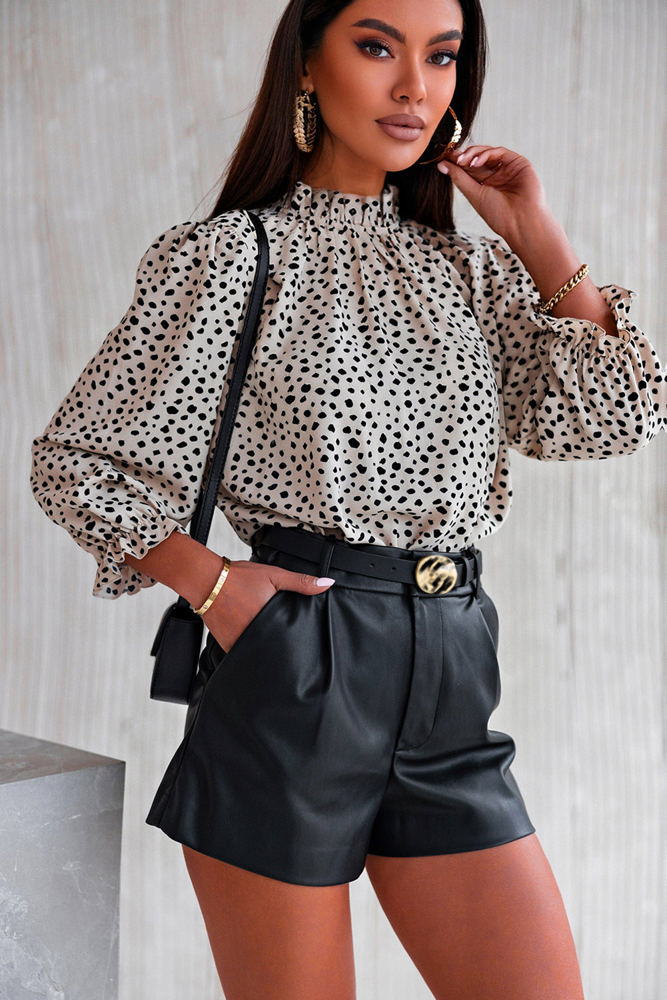 Sienna 3/4 Sleeves Cheetah Blouse