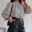  Sienna 3/4 Sleeves Cheetah Blouse