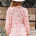  Sienna Floral Tassel Tie Tunic Blouse