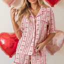 Red Large Sienna Short 2pcs Pajama Set