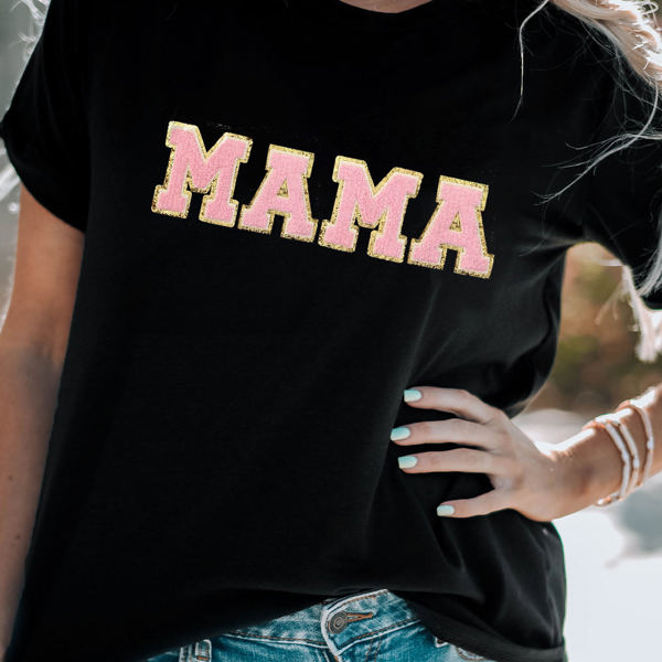 Sierra MAMA Chenille Graphic Tee