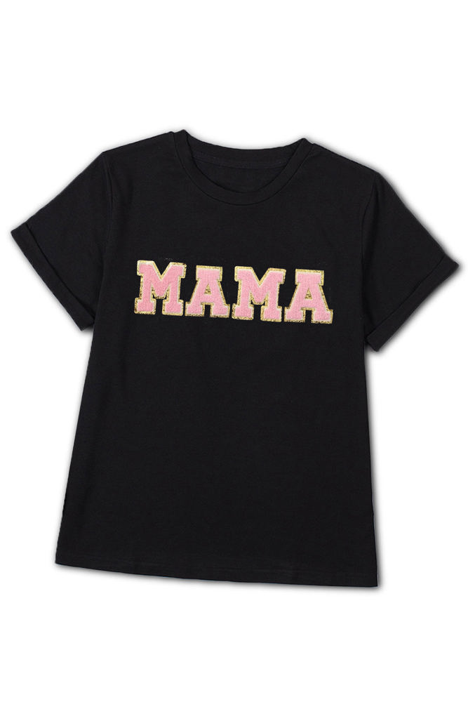 Sierra MAMA Chenille Graphic Tee