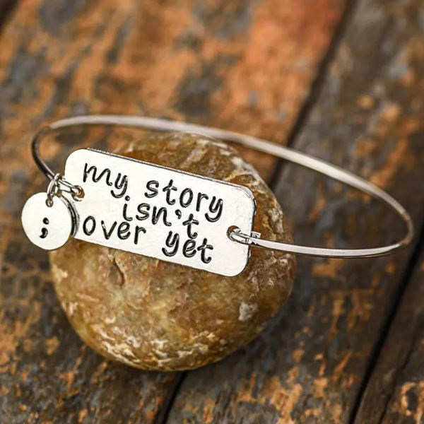 Silver My Story Isnt Over Yet Bracelet