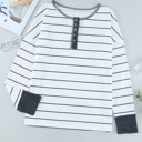  Simone Henley Waffle Knit Top