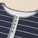  Simone Henley Waffle Knit Top