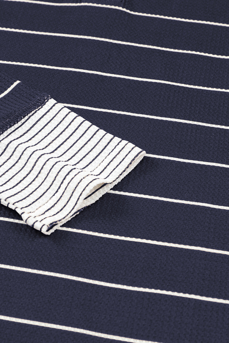 Simone Henley Waffle Knit Top