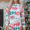 White Medium Siya Christmas PJ PLUS Set