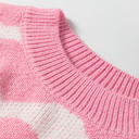  Skylar Heart Print Knit Sweater