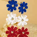  Skyler Flowers Stud Dangle Earrings