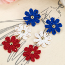  Skyler Flowers Stud Dangle Earrings