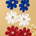  Skyler Flowers Stud Dangle Earrings