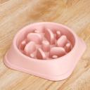 Pink Slow Feeder Dog Bowl